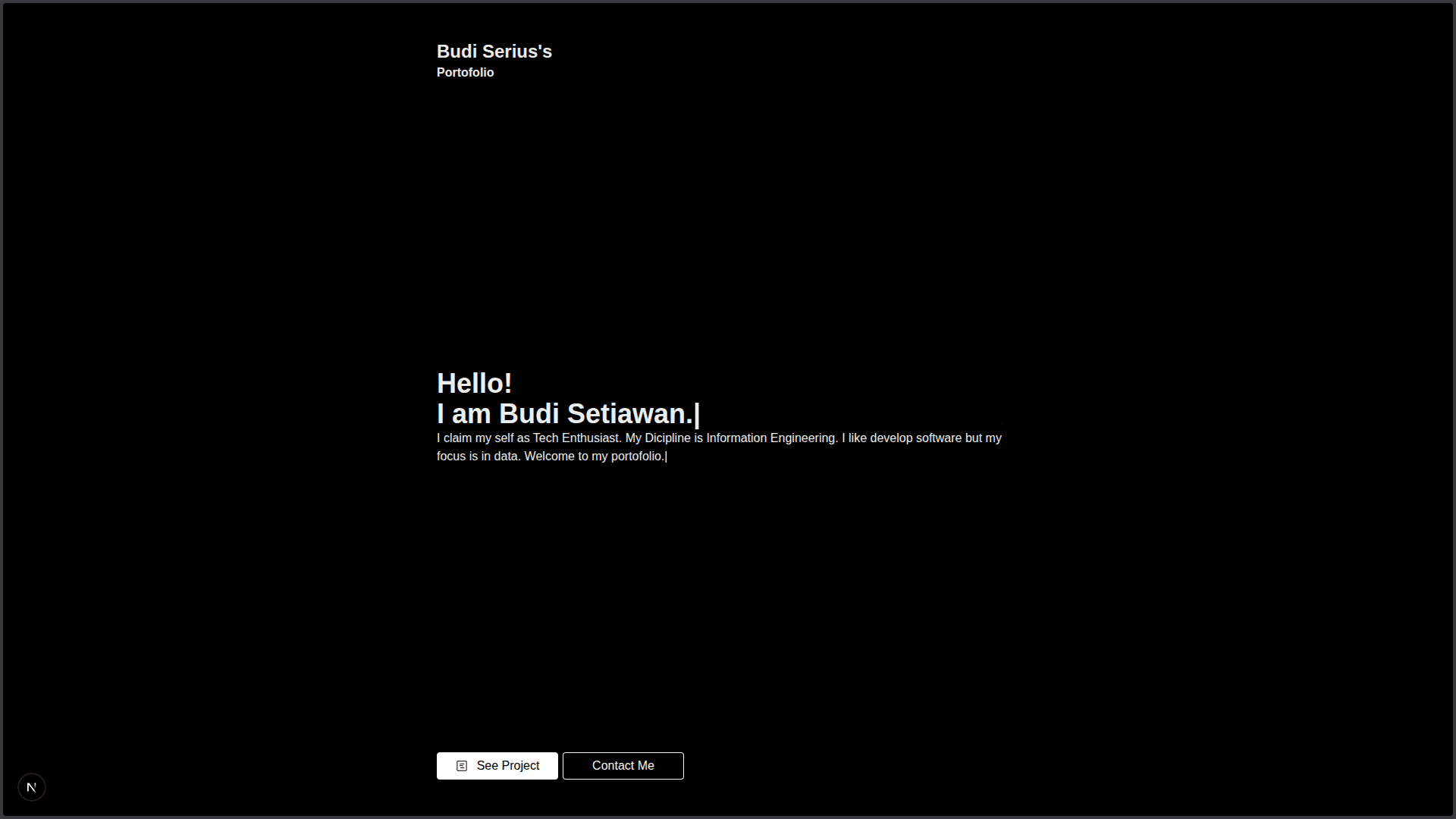 Website Portofolio